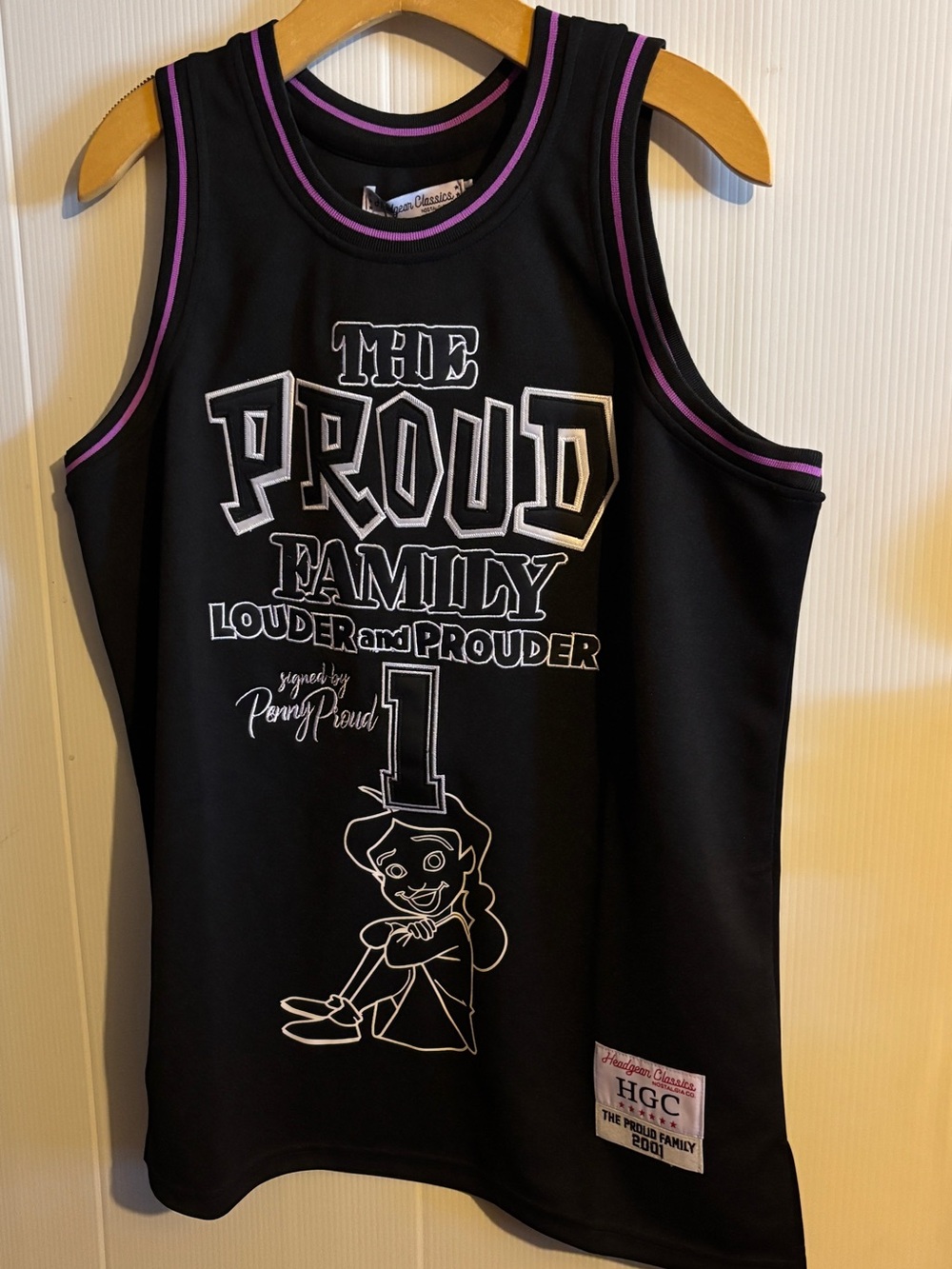 The Proud Family "Louder and Prouder" Penny Proud Basketball Jersey size medium